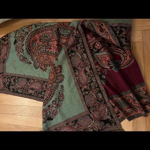 Multi colored chunky scarf